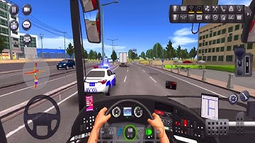 Crazy Driver!⚡️🚍👮‍♀️Bus Simulator : Ultimate Multiplayer! Bus Wheels Games Android