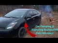 CAR CAMPING & EXPLORING ABANDONED FISH HATCHERY!