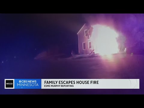 Deputy saves family of 4 from Waconia house fire