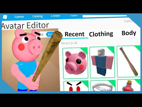 Pretending To Be Fake George Pig In Roblox Piggy Disguise Trolling Youtube - pig roblox avatar