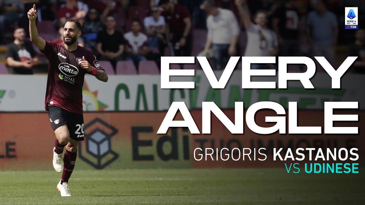 Kastanos with an absolute beauty | Every Angle | Salernitana-Udinese | Serie A 2022/23