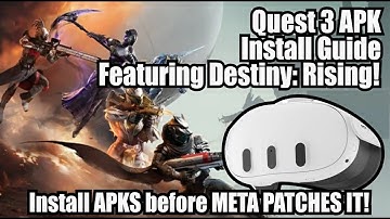 Install APKS On Quest 3 Featuring Destiny:Rising - No PC/No Phone