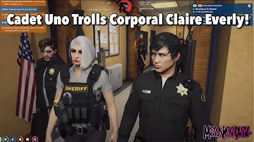 Cadet Uno (Sykkuno) Trolls Corporal Claire | NoPixel WL GTARP