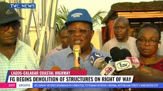 FG Begins Demolition Of Structure On Right Of Way