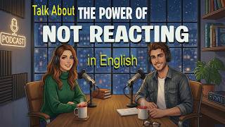 English Podcast For Easy Conversation | The Power of Not Reacting Learn English Fast