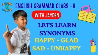 Synonyms for Kids | Same-Meaning Words | Learn with Jayden