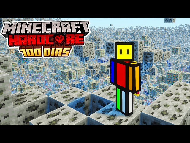 Sobreviví 100 Días en un MUNDO X-RAY ⚠️ en Minecraft Hardcore