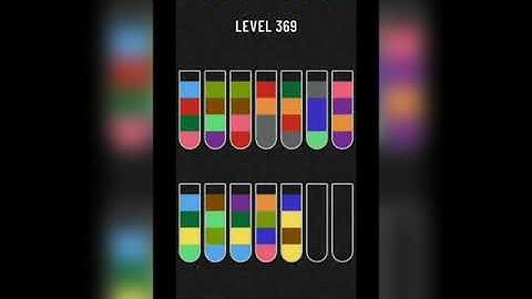 Water sort puzzle level 369