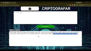 🔐 Sistema de Criptografia com Python, Flask, HTML, CSS e JavaScript | Projecto de Programação