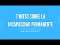 7 Mitos sobre Incapacidad Permanente