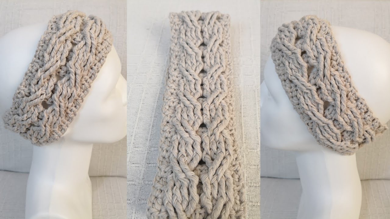 Tığ ile Ağaç Kökü Modeli Saç Bandı Yapımı