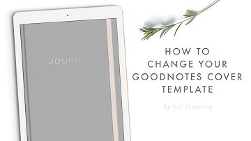 How to change your goodnotes cover template - 3 ways