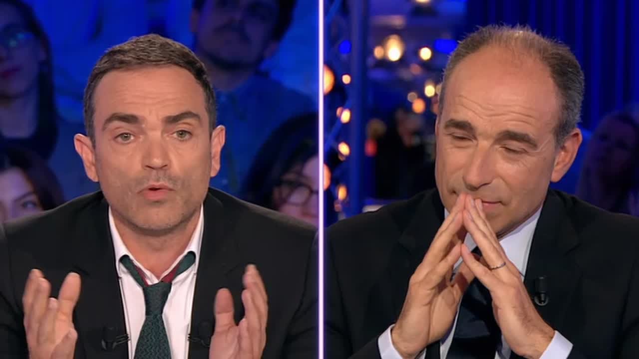 Yann Moix et Jean Francois Copé 