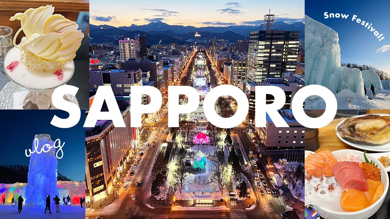 🇯🇵 [ Vlog ] Sapporo Snow Festival [ Solo travel in Hokkaido ]