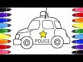 Voiture De Police Coloriage