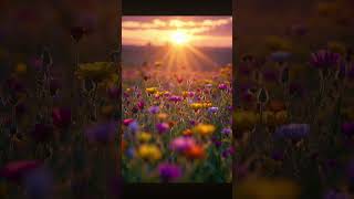 UM NOVO DIA COMEÇA: SOL ILUMINADO AS FLORES NA SEGUNDA