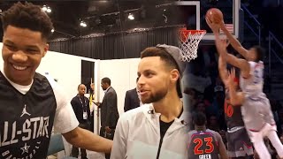 The Real Reason Steph Drafted Giannis 😂 #NBAAllStar