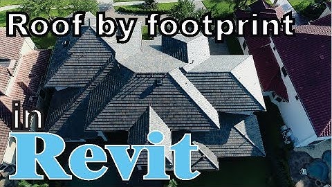 How to create a roof footprint in Revit