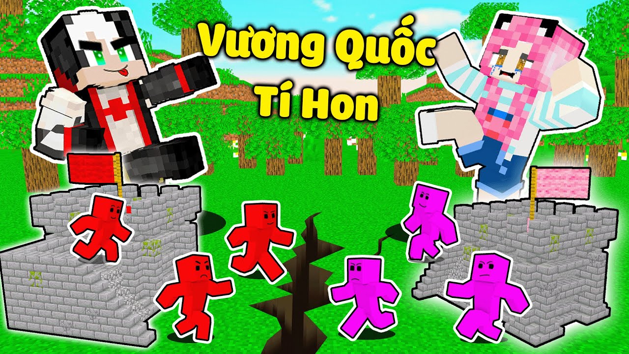 MỀU THỬ THÁCH 24 GIỜ XÂY DỰNG VƯƠNG QUỐC TÍ HON TRONG MINECRAFT*REDHOOD HUẤN LUYỆN ĐỘI QUÂN ĐẤT SÉT