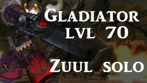 Gladiator lvl 70 Memoria 2 Manticore Solo (Dragon Nest NA)