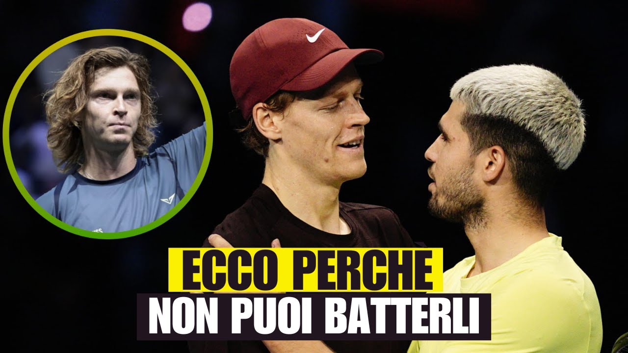 Rublev rivela la vera differenza che separa Sinner e Alcaraz dagli altri: "C'è un divario enorme."