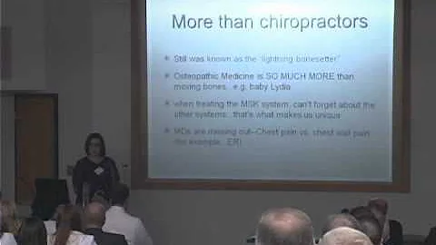 Tinning Osteopathy Lecture_2010.wmv