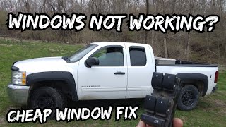Windows Not Working Easy Silverado Window Fix - Window Door Switch