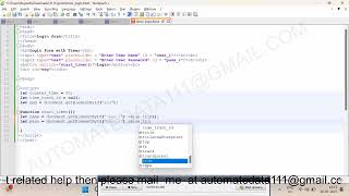 26: Login Form with Countdown Timer Using HTML, CSS, and JavaScript | Login Attempt Timer Tutorial
