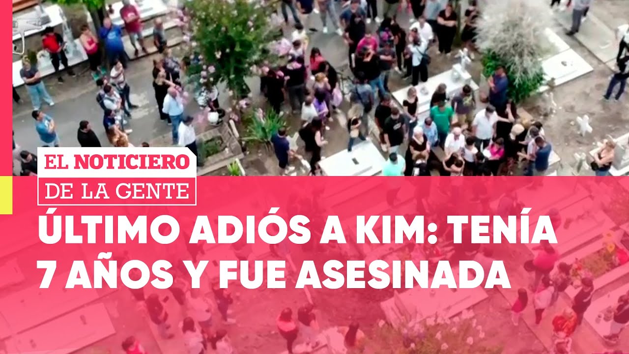 Último adiós a Kim, la nena de 7 años asesinada en La Plata