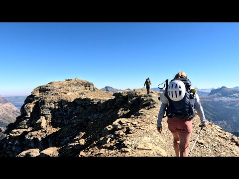 Climbing Reynolds Mountain, GNP