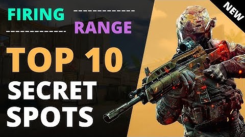 Top 10 Secret Spots in Firing Range Map of CoDM