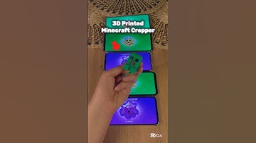 3D Printed Minecraft Creeper Figure?! #minecraft #3dprinting #gaming #mortisrank30 #shorts