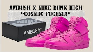 Ambush X Nike Dunk High Cosmic Fuchsia Official Photos