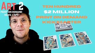 Ten Hundred $2 Million Print On Demand Project | Vivid Kingdoms - Playing Cards Kickstarter