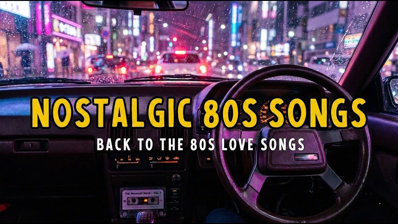 Retro 80s Radio Live 🌃 Classic Hits for Night Drives & Memories