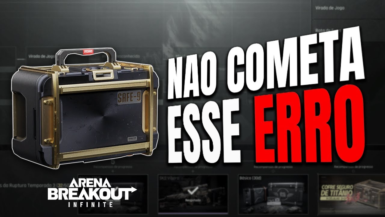 Nao cometa ESSE ERRO nas MISSOES Arena Breakout: Infinite
