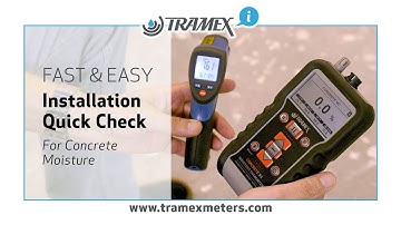 Time of Install Concrete Moisture Test for Floor Installers - Installation Quick Check.