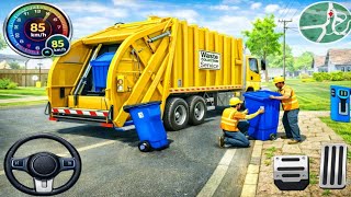 Garbage Trash Truck Realistic Simulator 3D - City Road Garbage Dumper Truck Games - Android GamePlay screenshot 5