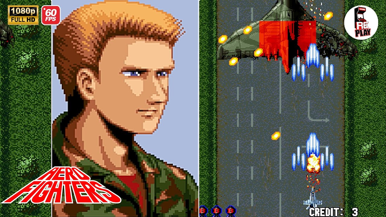 Aero Fighters - Keaton [ARCADE] ソニックウィングス - YouTube