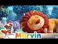 🦁🐘 2 Lustige Kinderlieder! Der Löwe schläft &amp; Elefantenlied | Marvin Kinderlieder