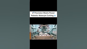 🚀 Precision Meets Power: Robotic Waterjet Cutting 💧