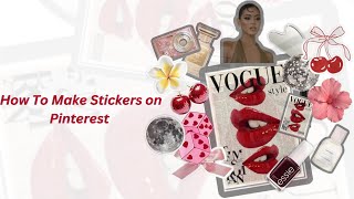 How To Make Stickers Using Pinterest’s newest feature  2024 making sticker under 2 minutes screenshot 4