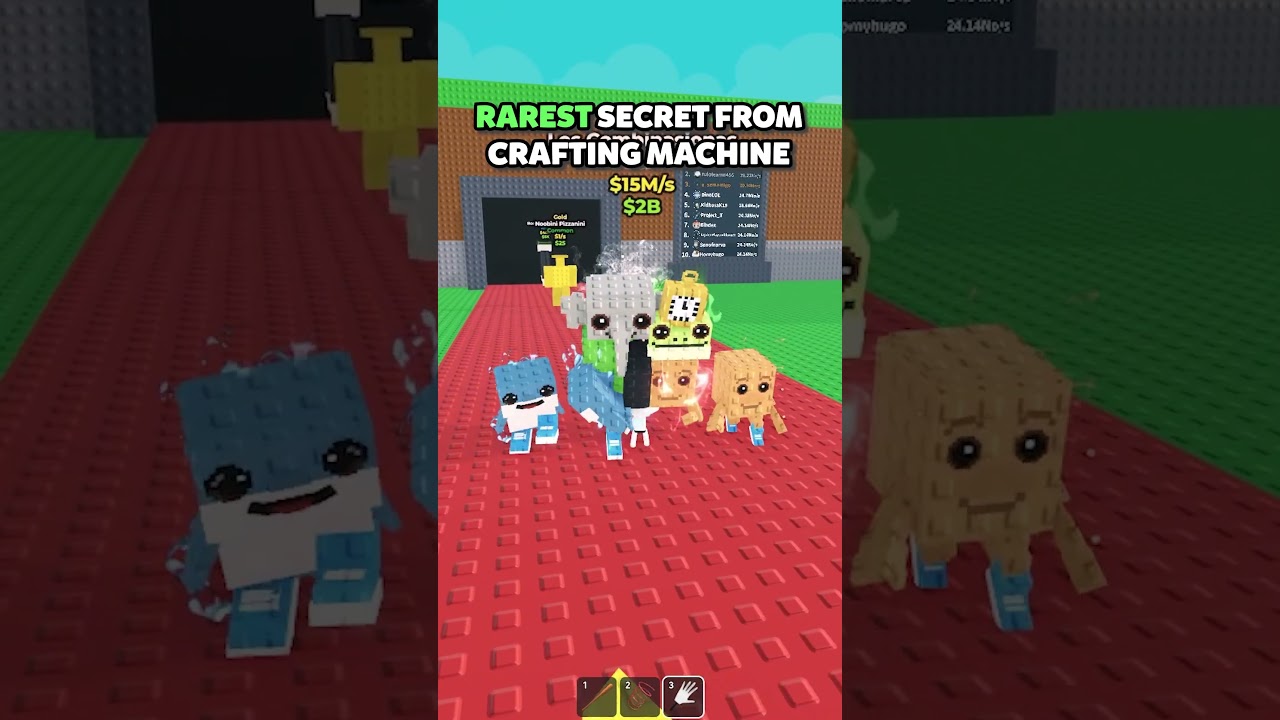 RAREST Secret From Crafting Machine?🤔 #roblox #stealabrainrot