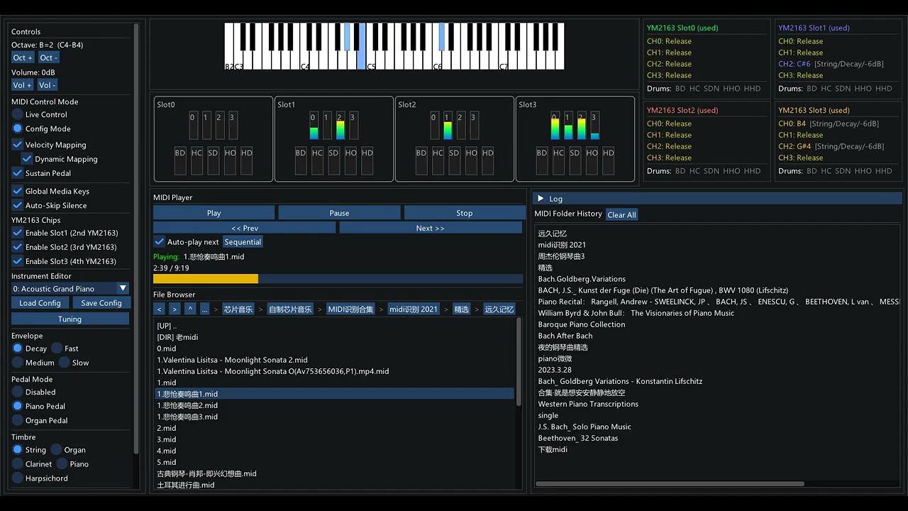 4x YM2163 - Piano Sonata No. 8 in C minor, Op. 13 