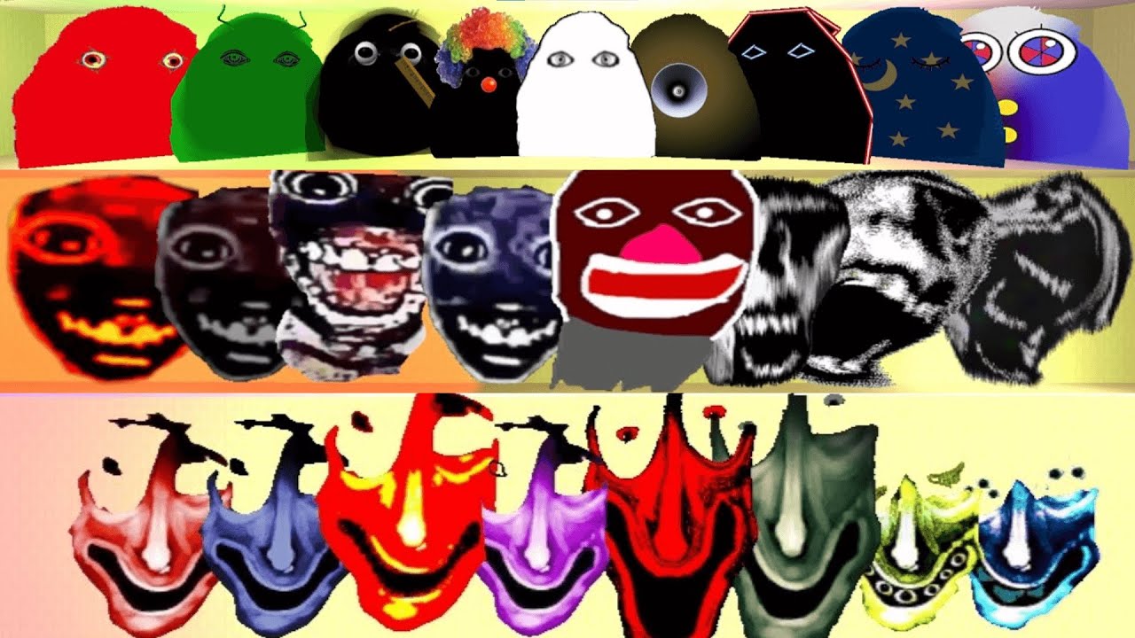 Trauma Family, Happy Family ,Hunger Family and Angry Munci Family Nextbots | Garry's Mod