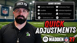 How To Use QUICK ADJUSTMENTS In MADDEN 27!