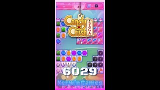 Candy Crush Saga Level 6029 - No Boosters Gameplay