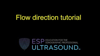 ESP Ultrasound - Flow Direction Tutorial