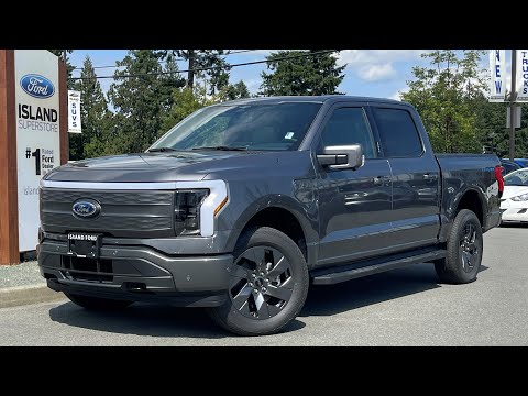 2023 Ford F-150 LARIAT Lightning + 131Kwh Extended Range Battery, NAV, Moonroof Review | Island Ford