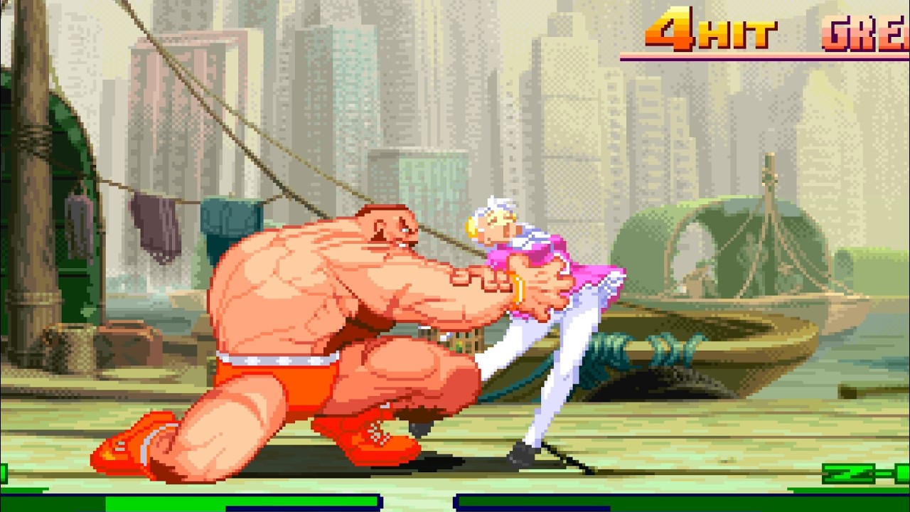 【カプコレ2】ストリートファイターZERO3↑ ザンギエフ vs イングリッド【STREET FIGHTER Alpha 3 Zangief vs Ingrid】